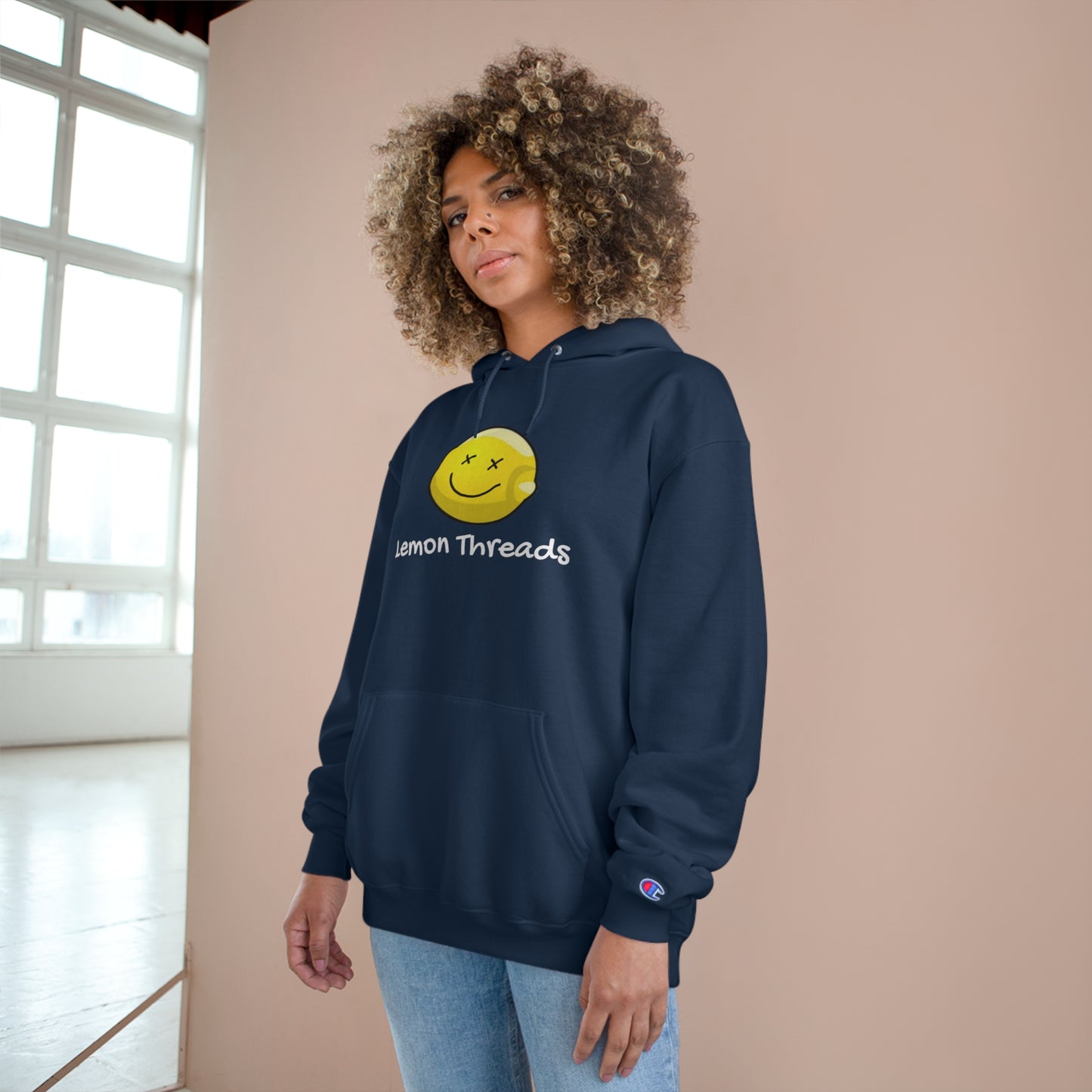 Lemon Threads Champion Hoodie