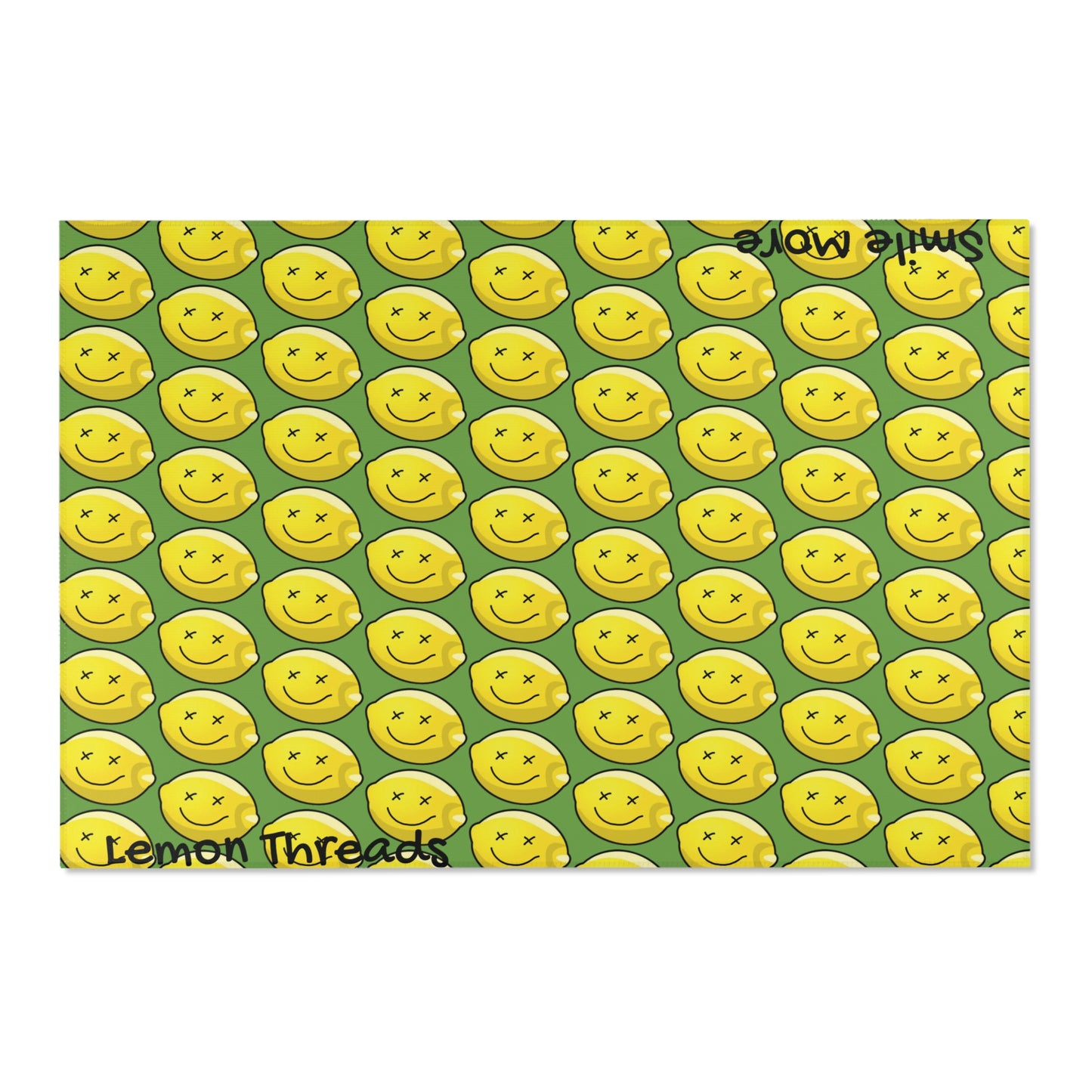 Lemon Threads "Smile More" Area Rug