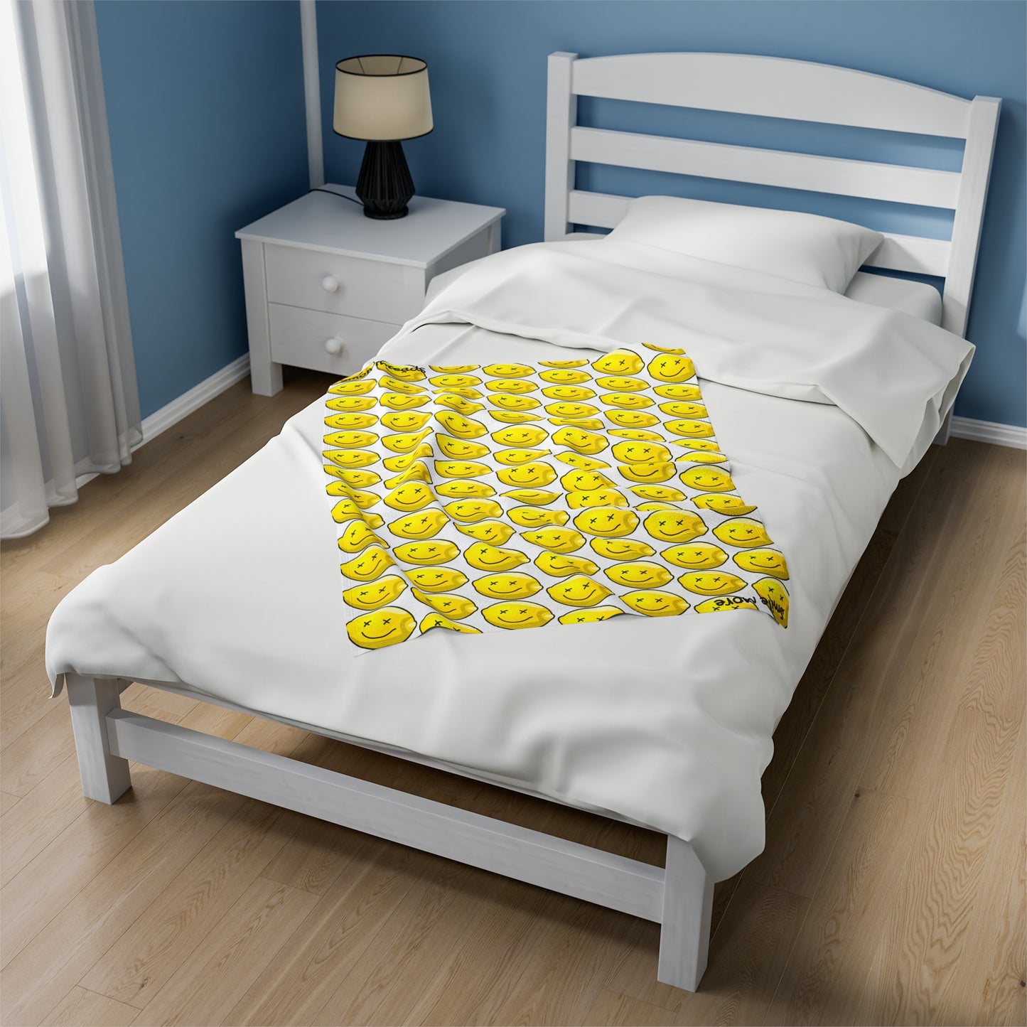 Lemon Threads Throw Blanket