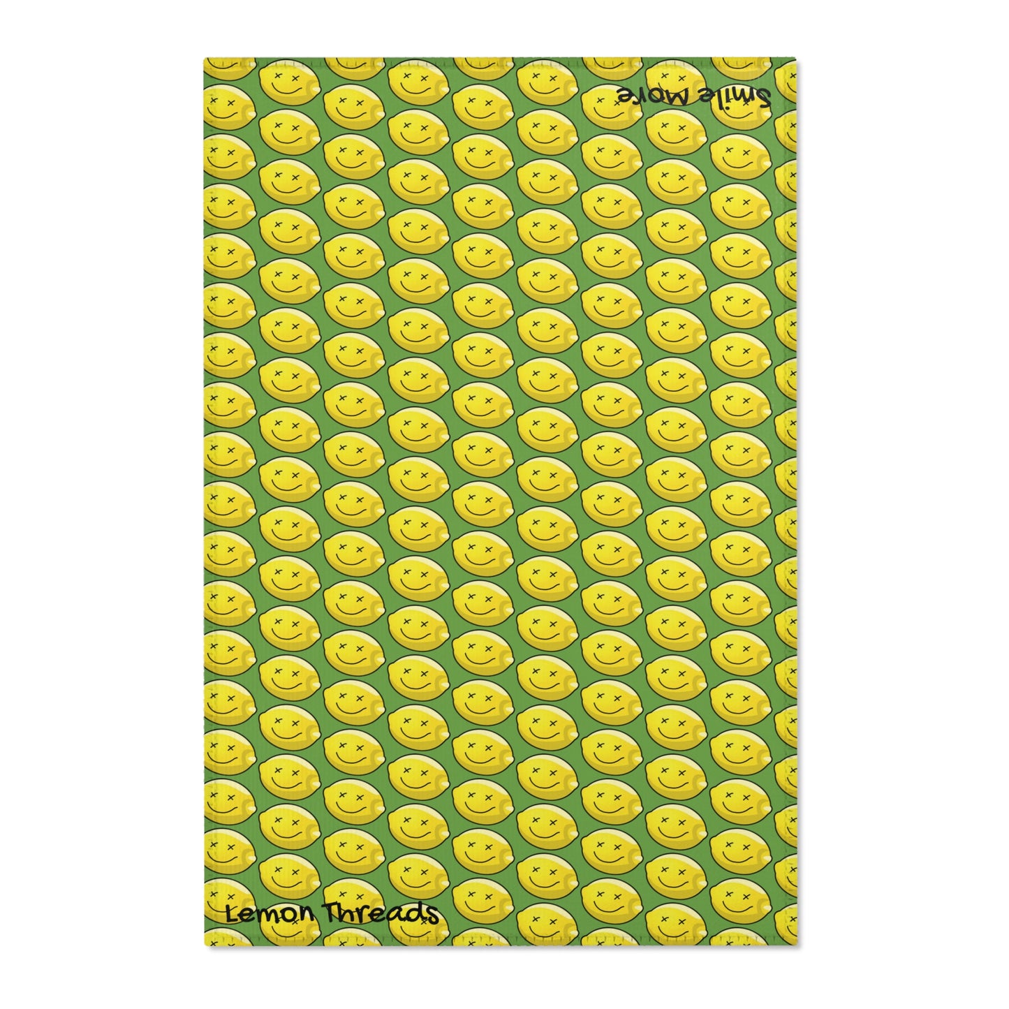 Lemon Threads "Smile More" Area Rug