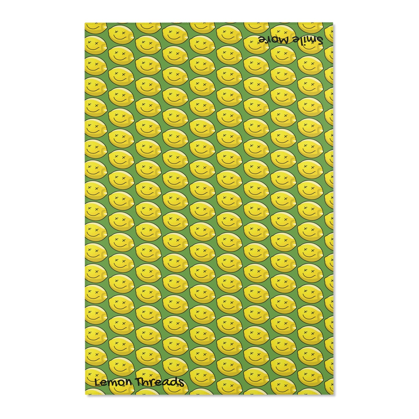Lemon Threads "Smile More" Area Rug