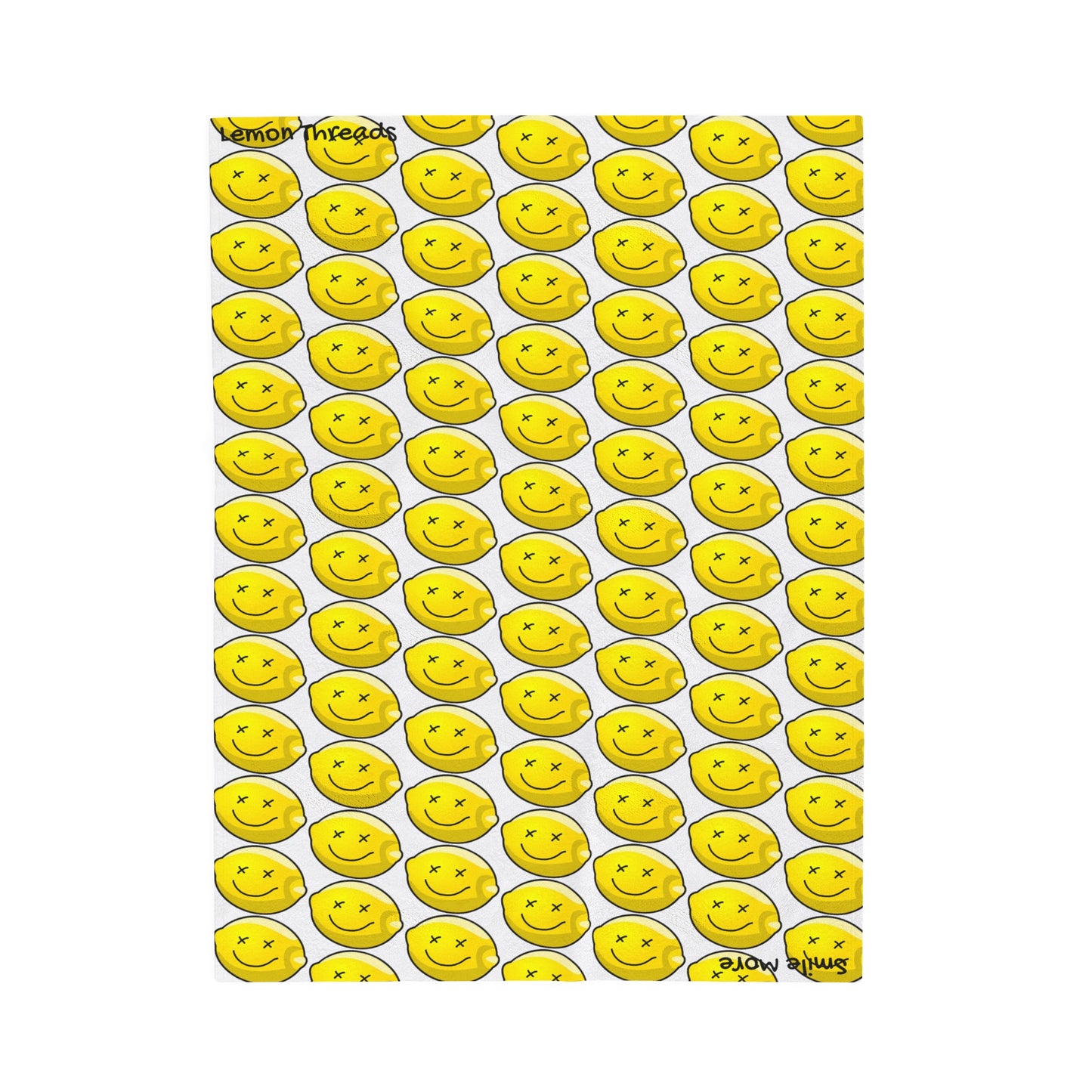 Lemon Threads Throw Blanket