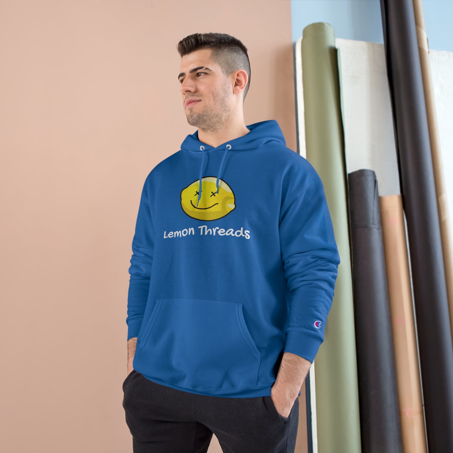 Lemon Threads Champion Hoodie