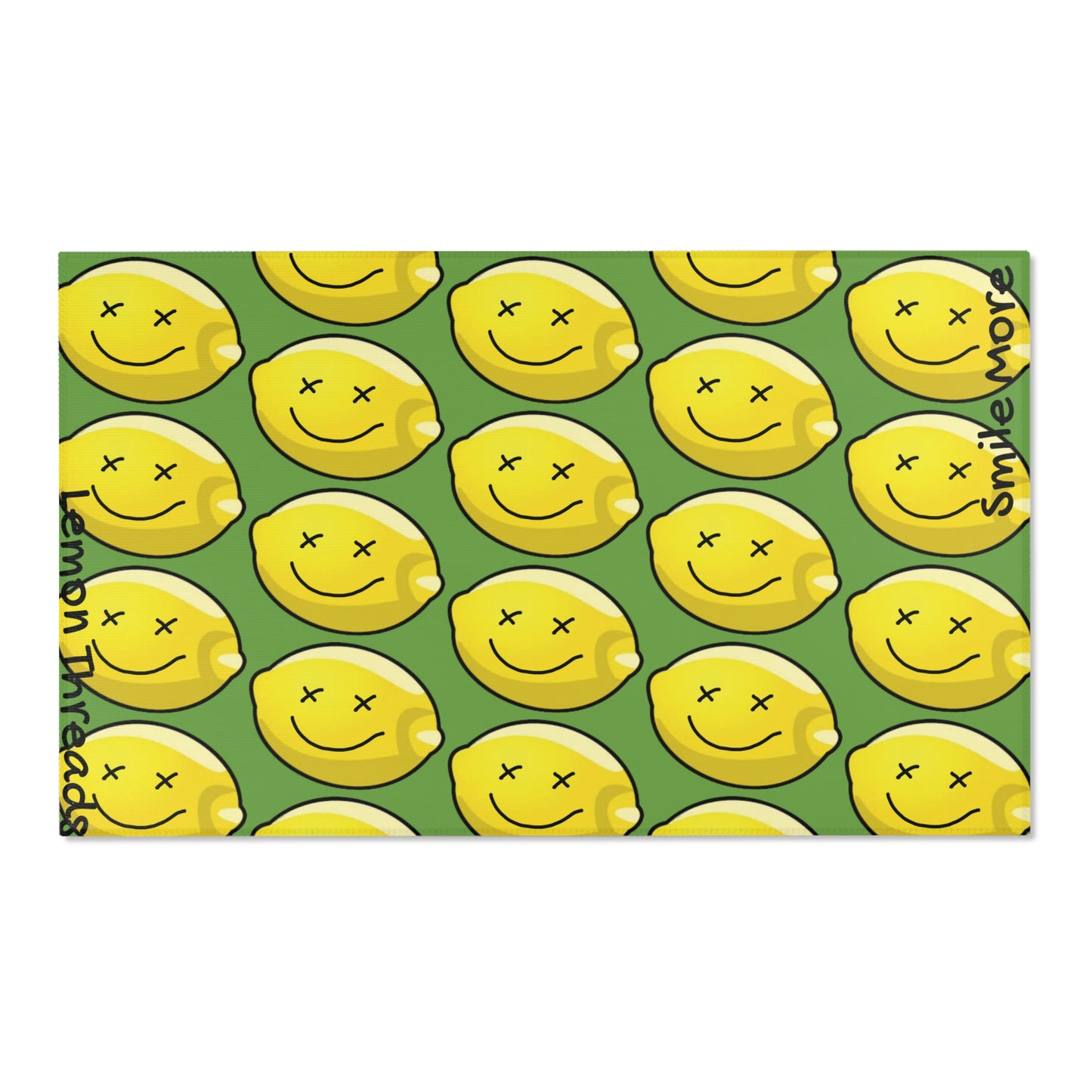 Lemon Threads "Smile More" Area Rug