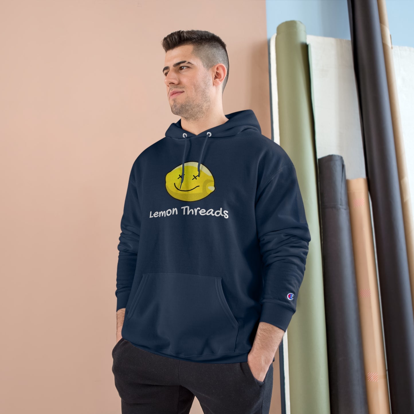 Lemon Threads Champion Hoodie